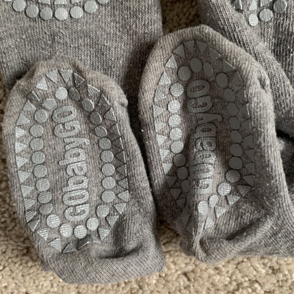 GoBabyGo oeko-Tex certified grey tights 12-18 months - Picture 5 of 7